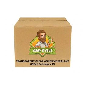 Gary’s Glue Transparent Clear Adhesive Sealant (12 pack)